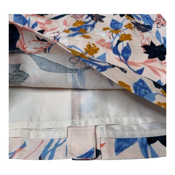 NWT J.Crew Floral Pencil Skirt Pink Blue – Multicolor Garden Print Size 2 Artsy - Picture 7 of 13